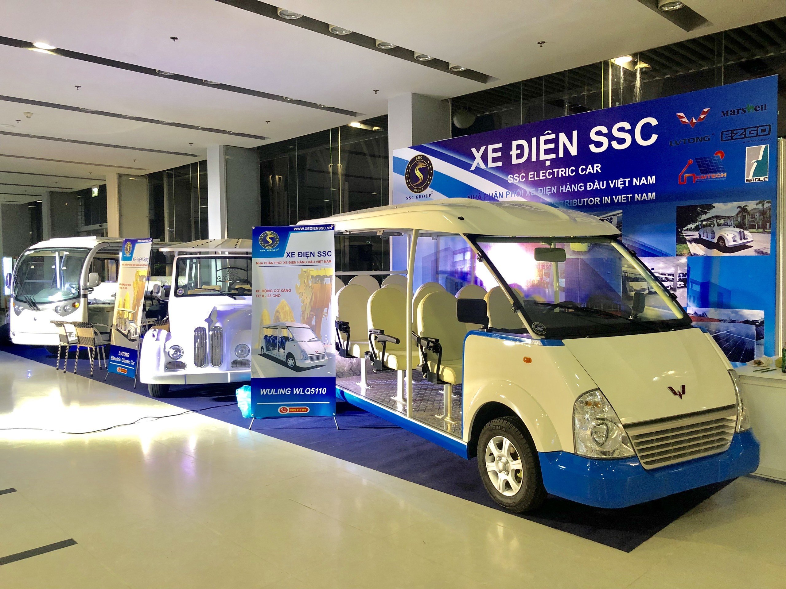 Xe điện của SSC xuất hiện tại Triển lãm Saigon Autotech 2019 Xe điện của SSC xuất hiện tại Triển lãm Saigon Autotech 2019